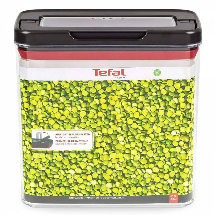 Tefal Ingenio - Boîte alimentaire rectangle 2,7 L