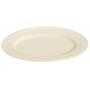 Jamie Oliver Waves Grande assiette ovale fine 33 cm/33 cm Blanc cassé en grès en céramique moderne