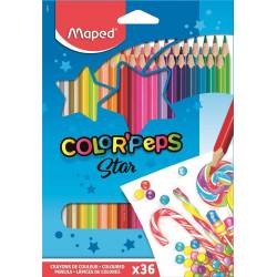 Crayons de Couleur Maped Color'peps Star x36