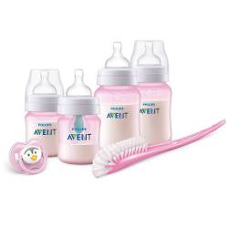 Philips Avent Anti-Kolik Babyflaschen-Kit Pink Birth