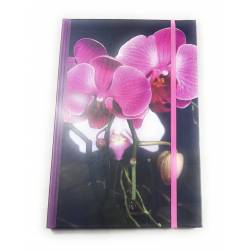 Carnet de Notes Orchidées - 22 x 15 cm