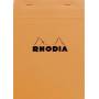 Bloc Rhodia N°16 Orange Petits Carreaux - 80 Feuillets