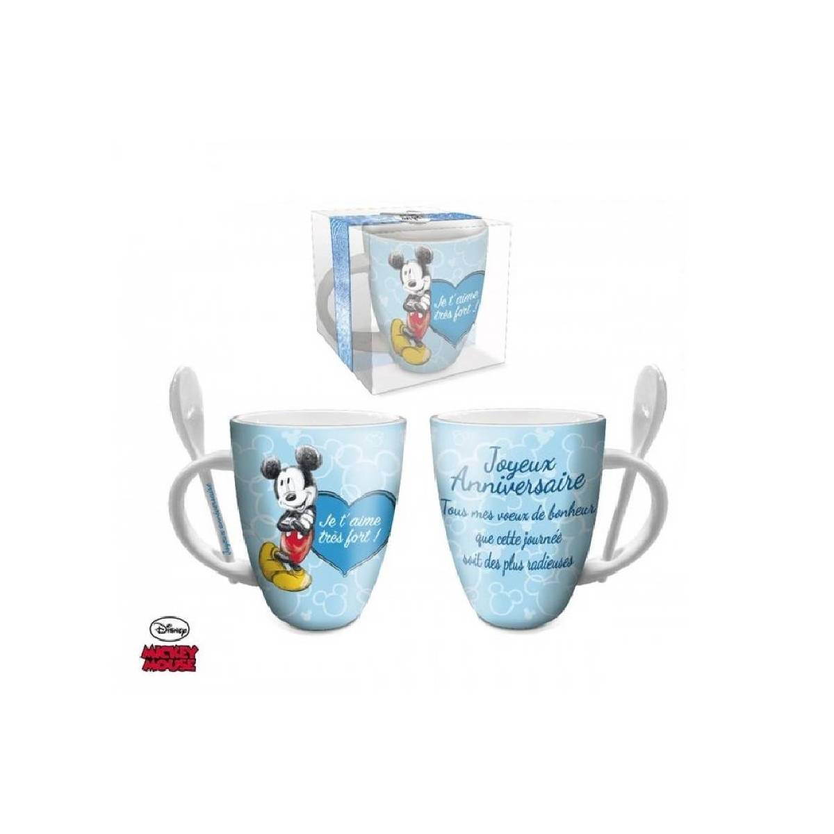 Mug Céramique Mickey Mouse Cadeau - Joyeux Anniversaire