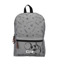 Sac à Dos Mickey Mouse Repeat After Me Gris - 33 cm