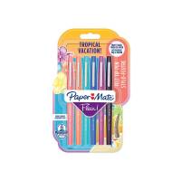 Stylo-Feutres Paper Mate Flair Tropical Vacation  x6 - Pointe Moyenne 0.7 mm