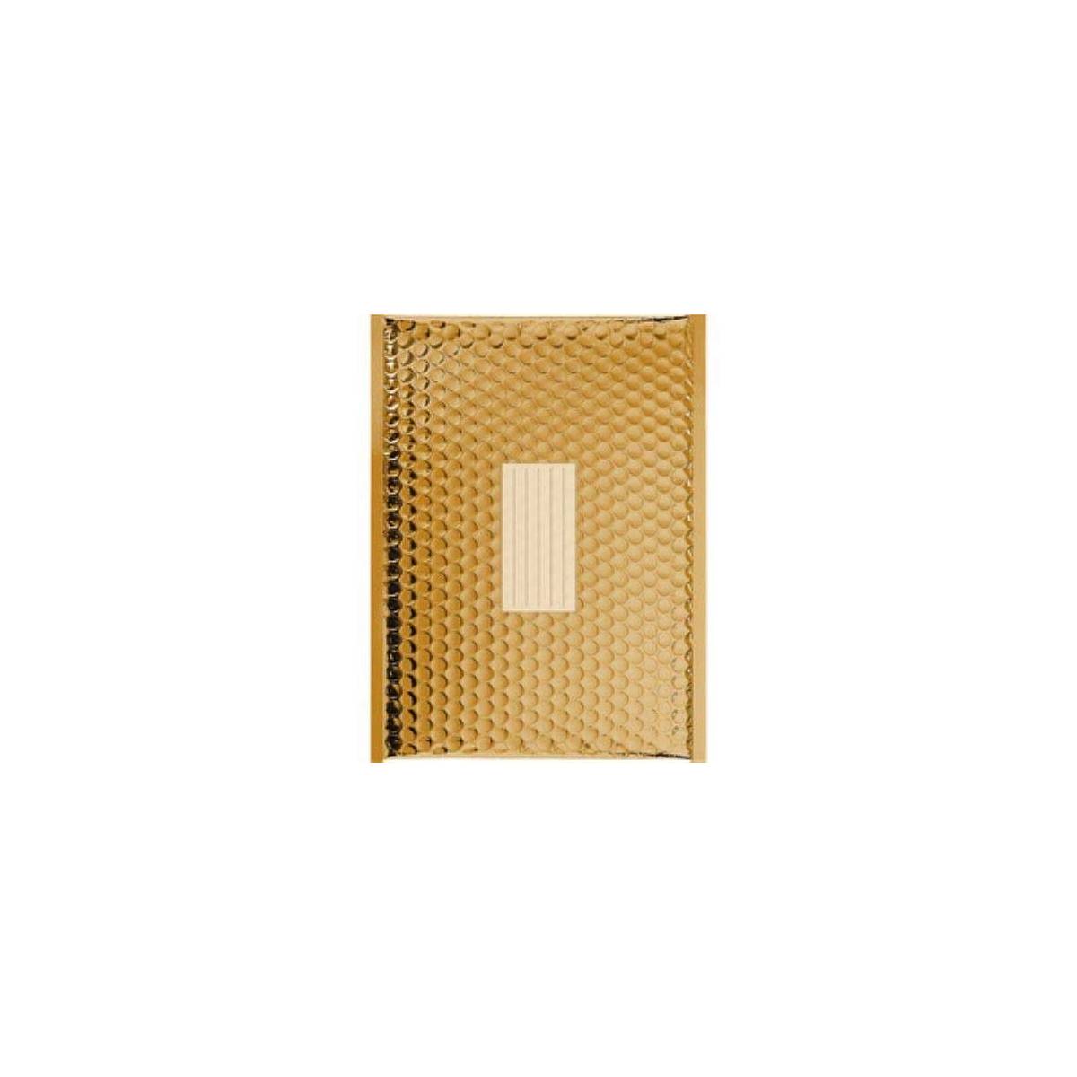 100 Enveloppes à Bulles Métalisées PRO - 260X180 mm - D/1 -Gold