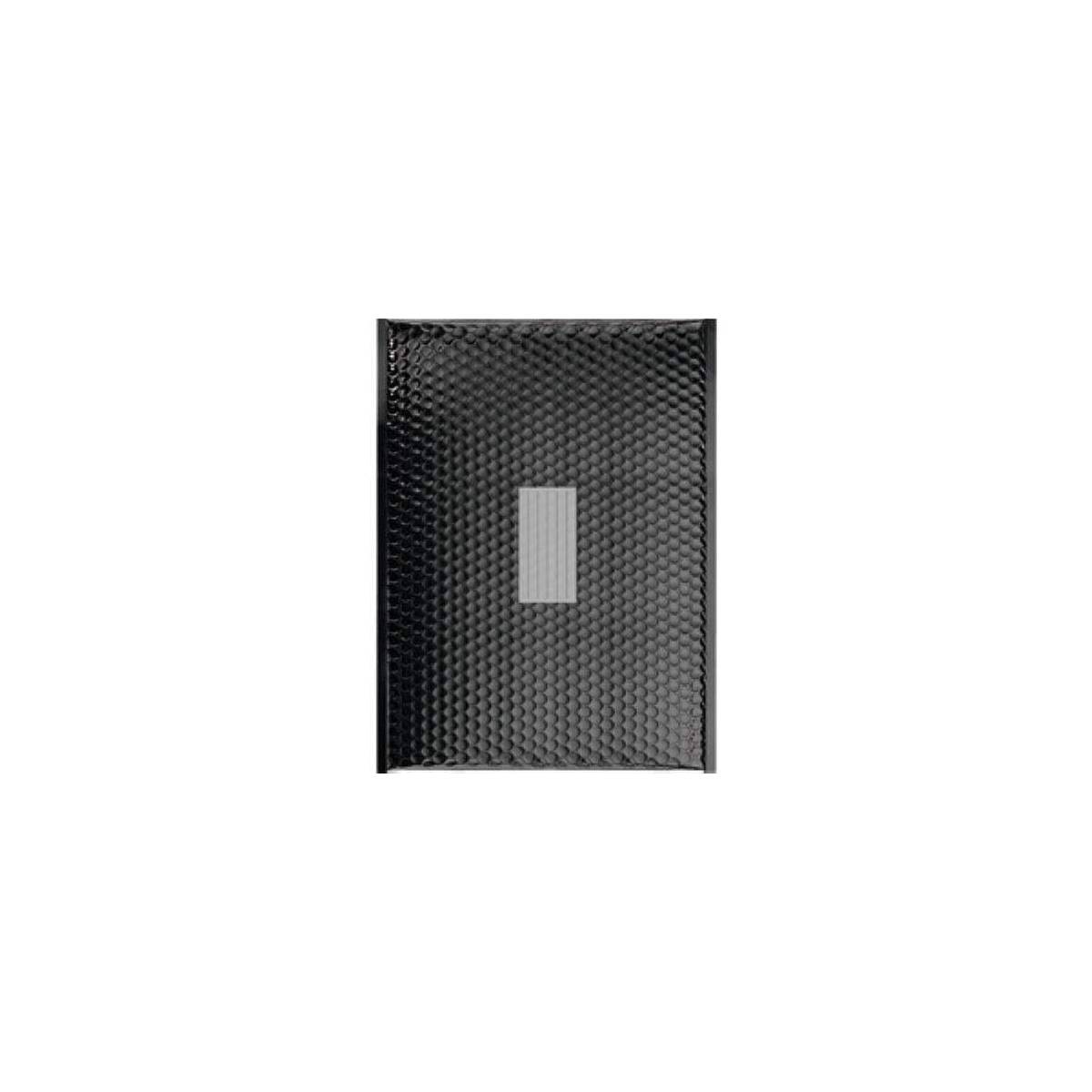100 Enveloppes à bulles Métalisées Noir - 470 X 350 mm - K/7 - Fermeture Adhesive - Office Depot (Noir)