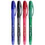 BIC 943458 Gelo-city Illusion Lot de 4 Rollers pointe moyenne Couleurs Assorties