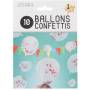 Ballon Confettis x10
