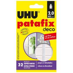 UHU Patafix Deco - 32 Pastilles Super-Fortes