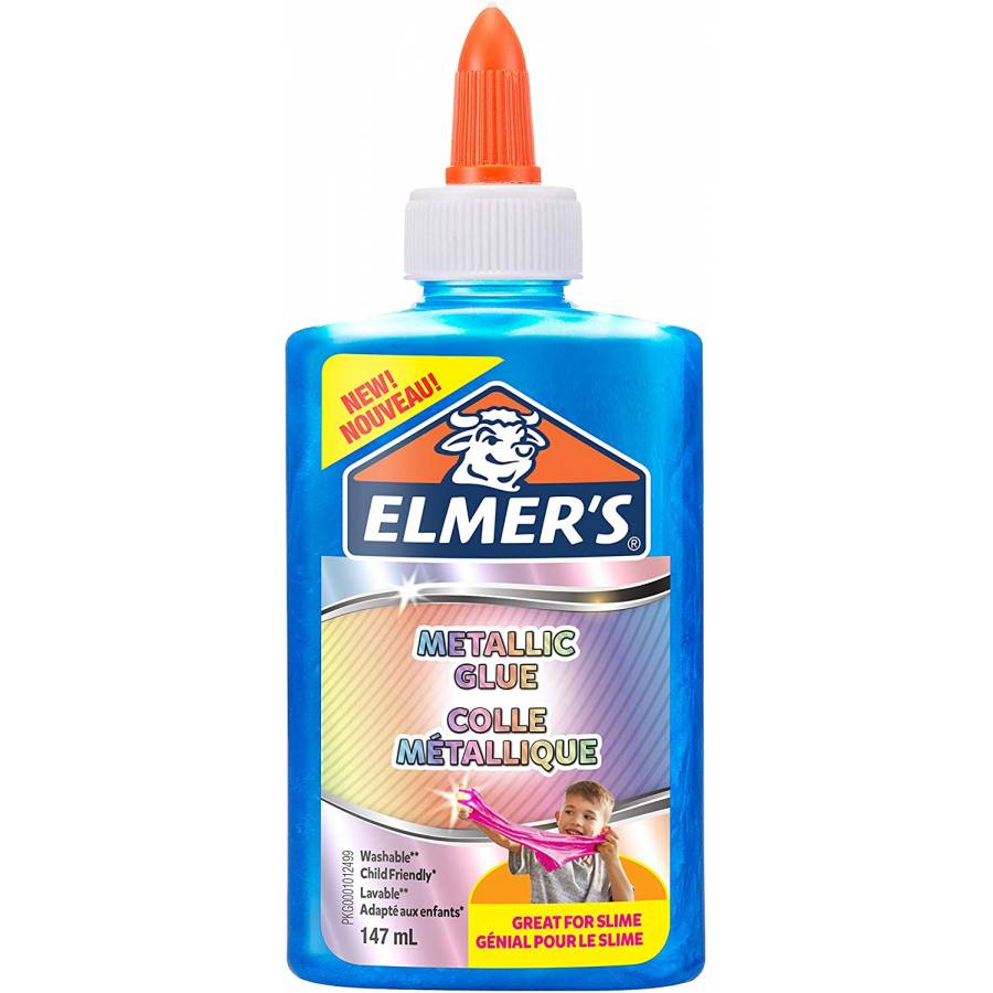 span translate=no>Elmer's</span> Blue Metallic Glue Awesome for Slime