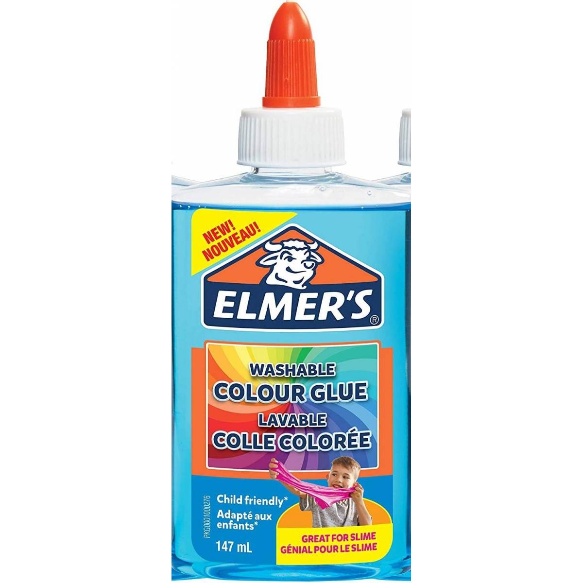 ELMER'S Colle Colorée Lavable Translucide 147 ml
