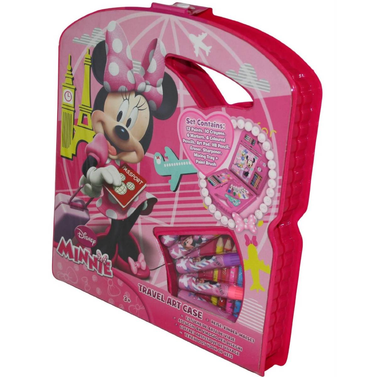 Coffret artistique voyage - malette de coloriage - Minnie Mouse