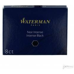 8 Cartouches d'encre Waterman Noire Longue