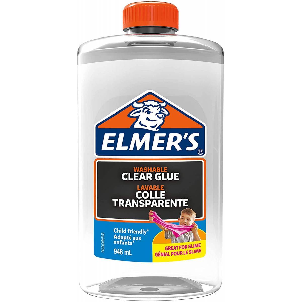 span translate=no>Elmer's</span> Transparent Liquid Glue for Slime 946 ml