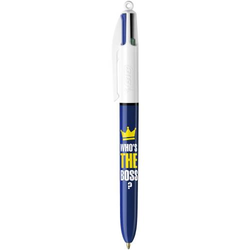 BIC - Stylo 4 Couleurs Message - Who's The Boss ?