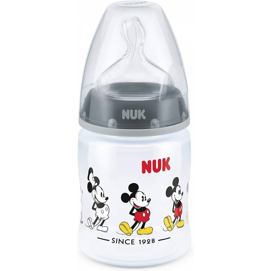 Starter Set mit 4 Anti-Colic Weithalsflasch NUK Disney Mickey First Choice 