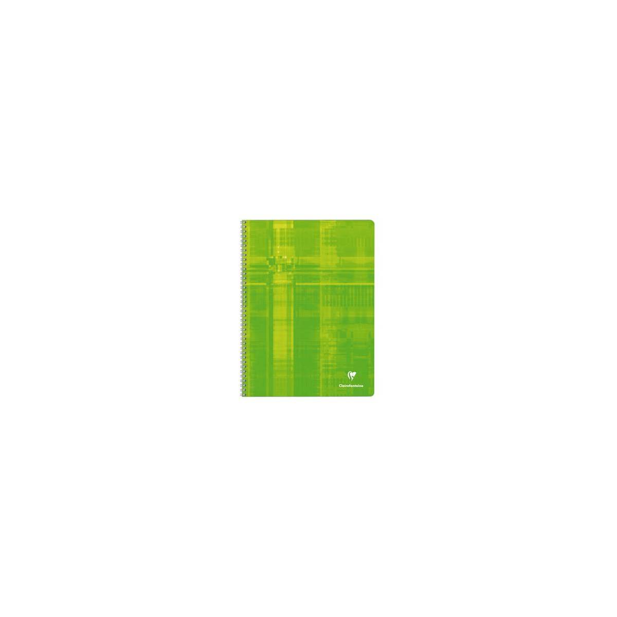 Clairefontaine - Cahier à spirale 24 x 32 cm - 100 pages - petits carreaux  (5x5 mm) - disponible dans différentes couleurs Pas Cher