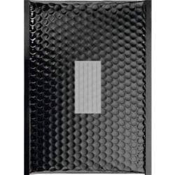 100 Enveloppes à Bulles Métallisées - 210 x 150 mm - C/0 Noir