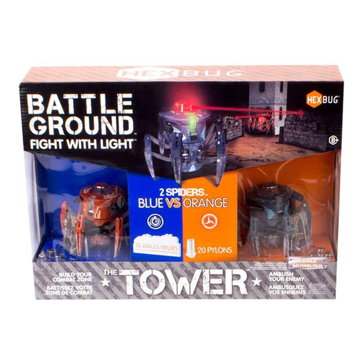 HEXBUG - Battle Ground Tower Robot électronique, 409-5123