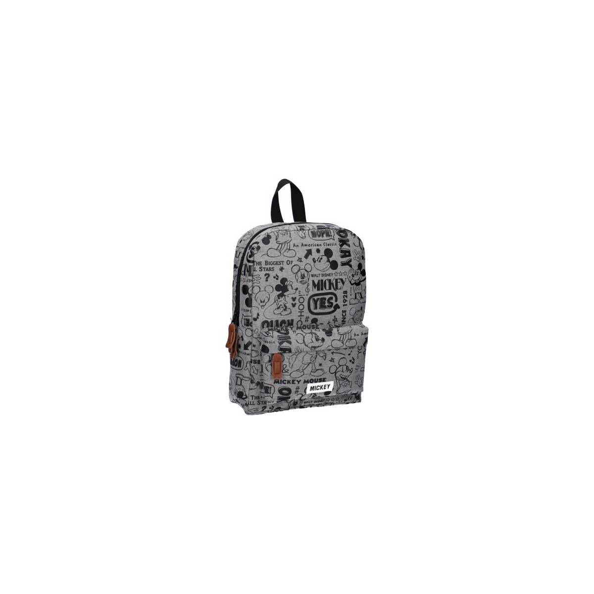 Sac à Dos Mickey Mouse Gris Repeat After Me 34 cm
