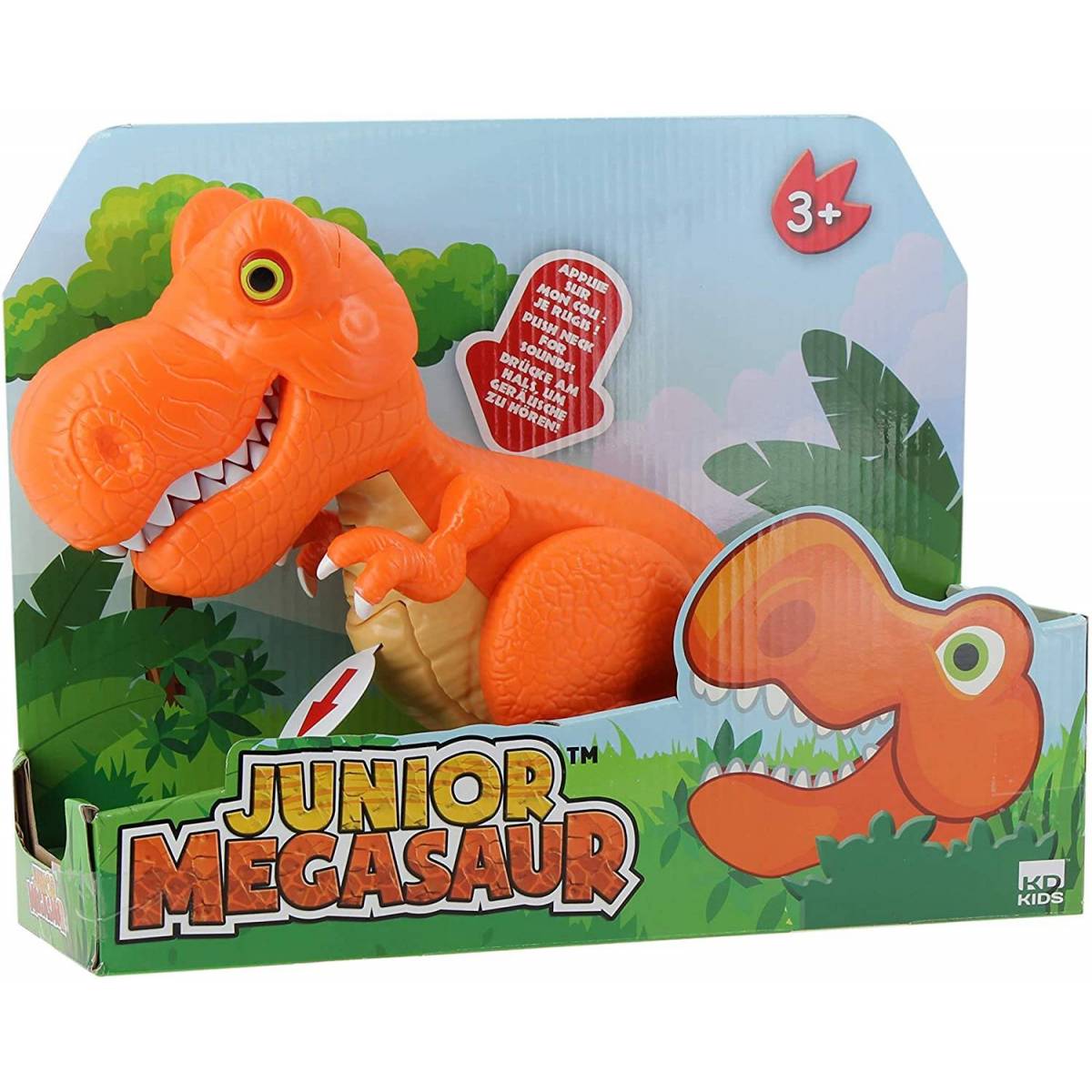 Jouet Dinosaure T-Rex Orange Interactif KD Junior
