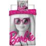 Housse de Couette Réversible Barbie 140 x 200 cm + Taie d'Oreiller 63 x 63 cm
