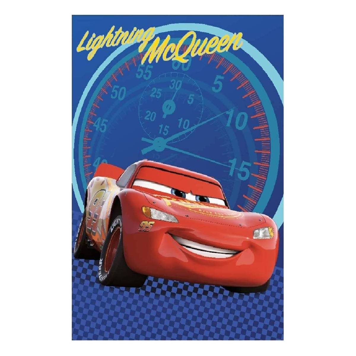 Plaid Couverture Polaire Cars Lightning McQueen 140 x 100 cm