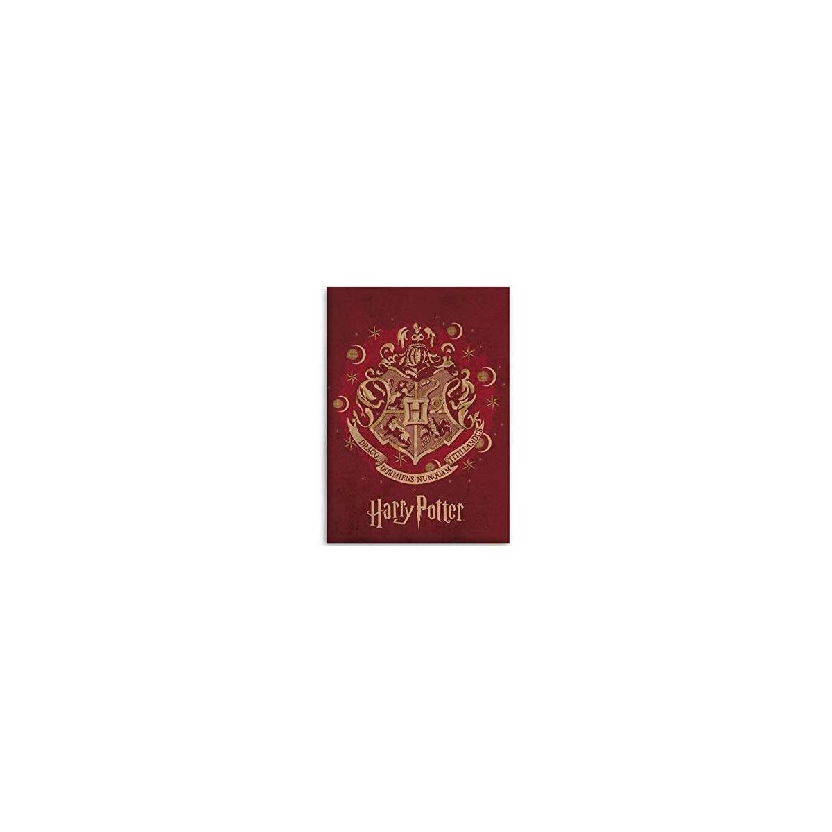 Plaid Couverture Polaire Harry Potter Rouge 140 x 100 cm