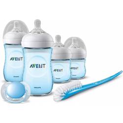 Philips Avent Newborn Baby Bottle Kit Blue