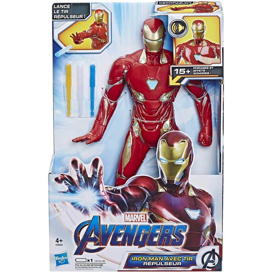 Iron Man figure with repulsor shot 30 cm