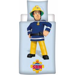 Feuerwehrmann Sam Kinder Bettwäsche Set Bettbezug 140x200 cm