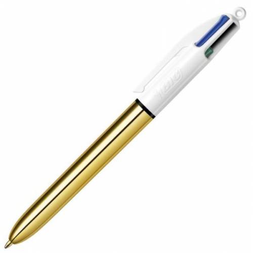 Stylo BIC 4 Couleurs Shine Or