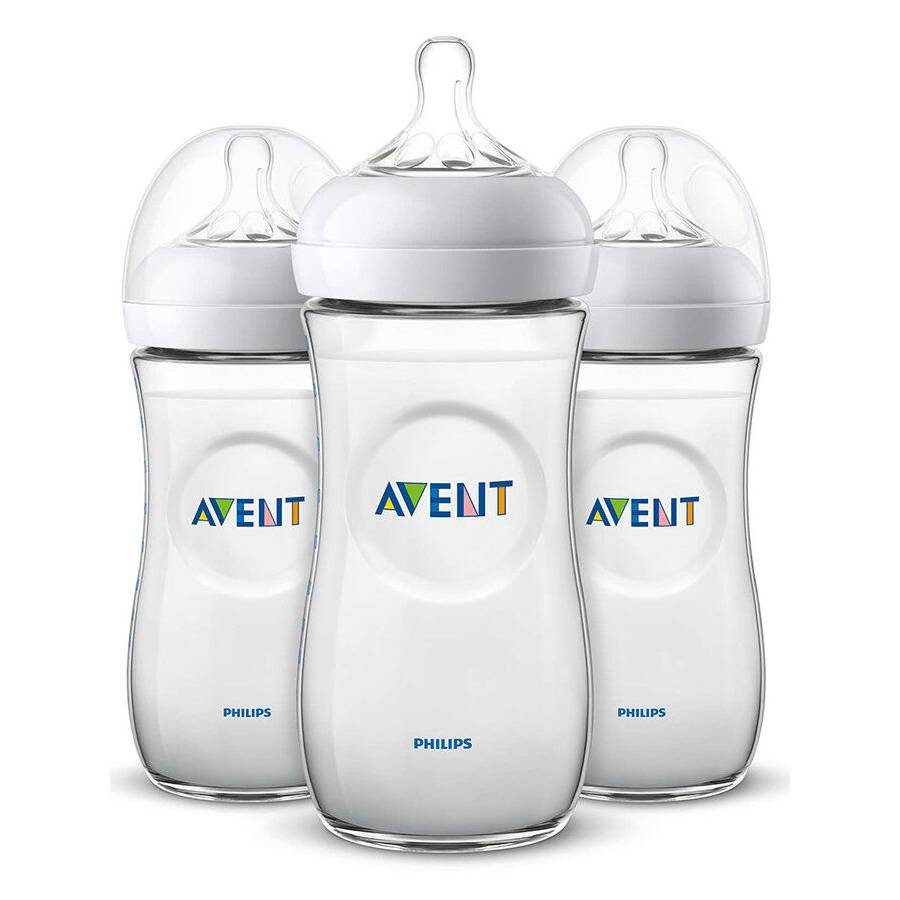 Philips AVENT 330ml Natural baby bottles set of 3 at discount prices