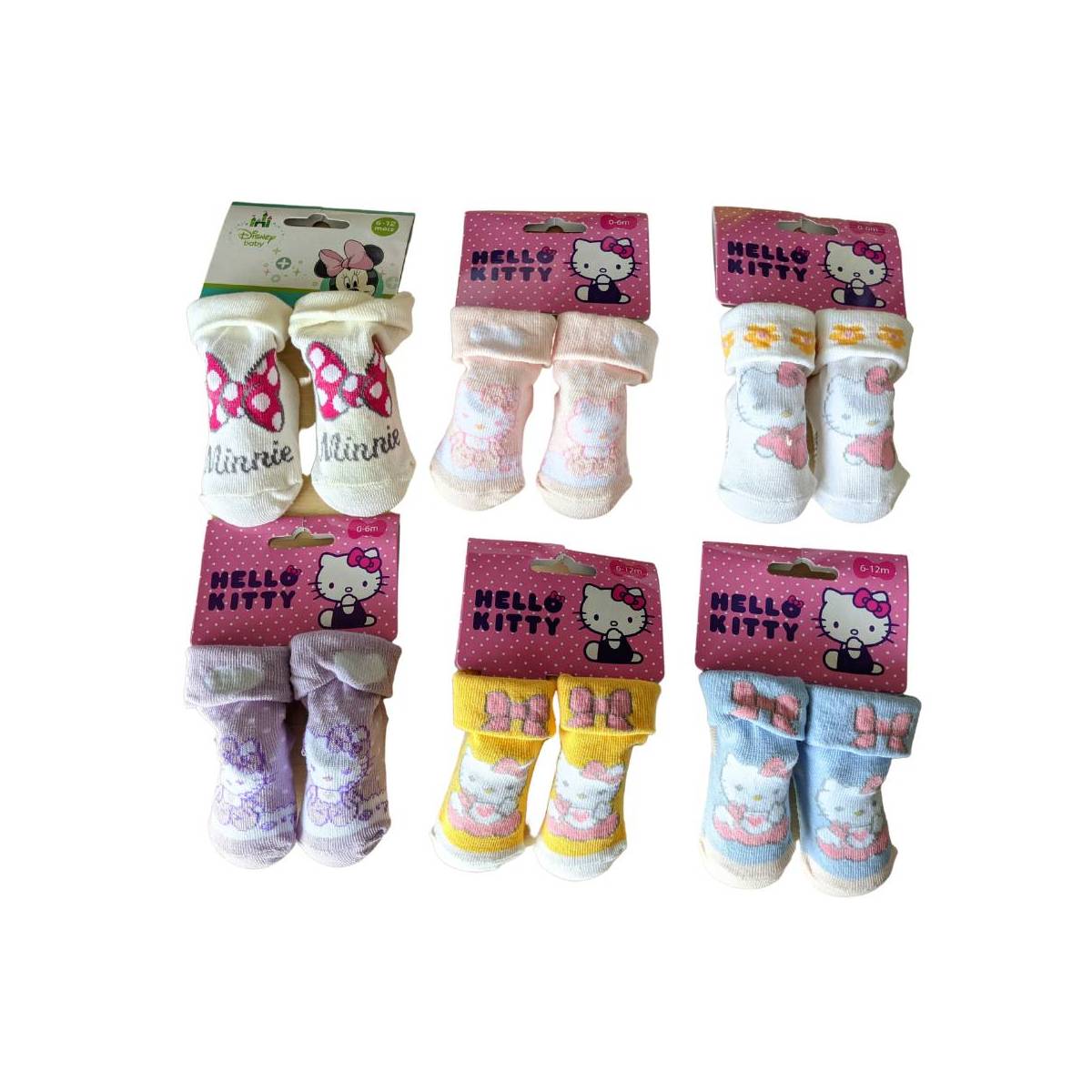 Hello Kitty socks 0 to 6 months and 6 to 12 months