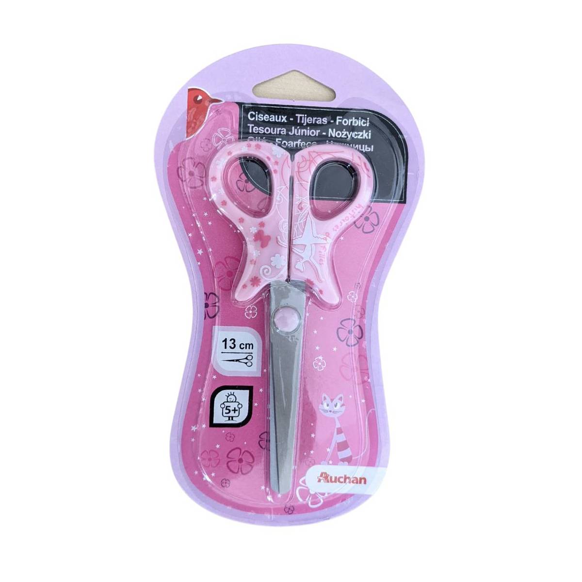 Scissors 13 cm Auchan Pink