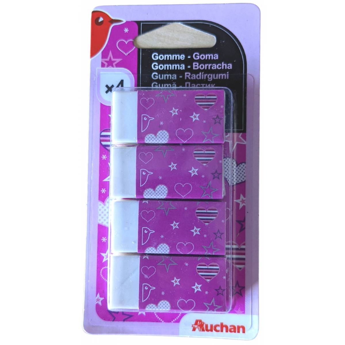 Set of 4 gums Auchan