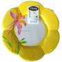 Set of 8 Yellow disposable paper plates 26,5 cm