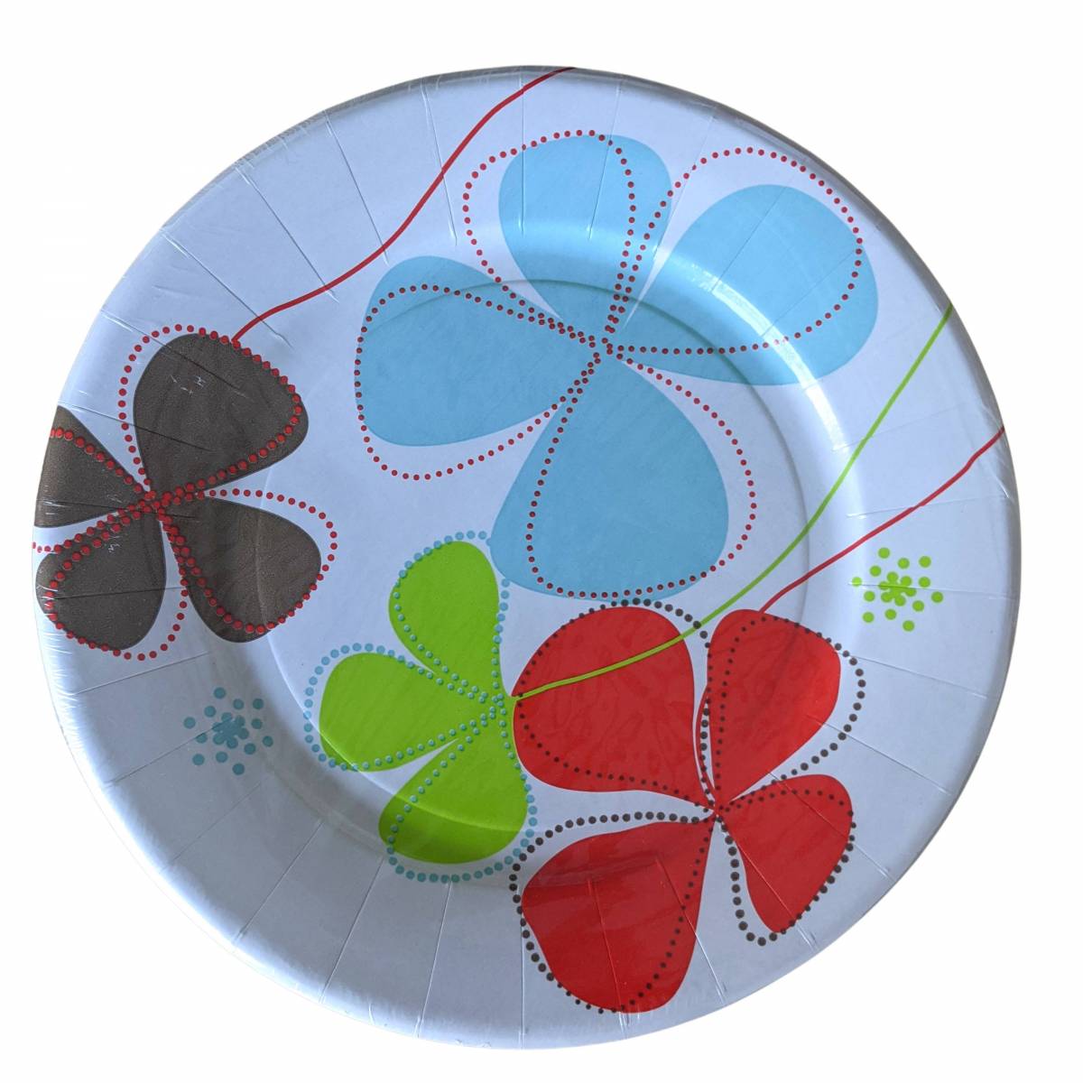 Pack of 10 disposable paper plates 28cm