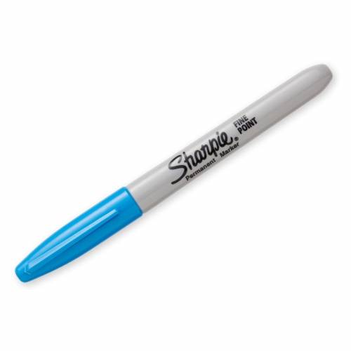 Sharpie Permanent Marker Fine Bright Blue