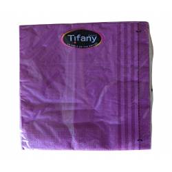 Lot de 20 serviettes Violette 40 x 40 cm
