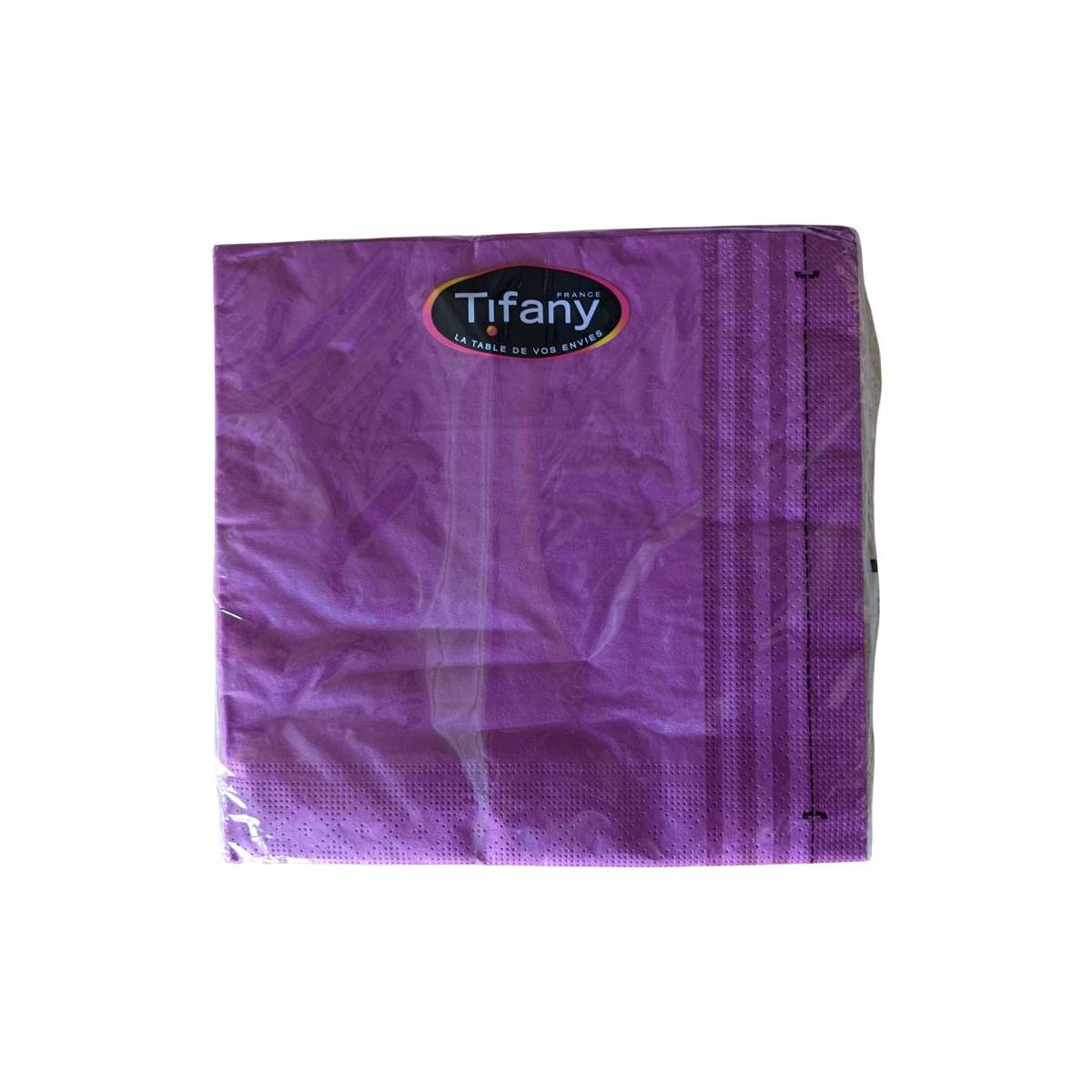 Lot de 20 serviettes Violette 40 x 40 cm