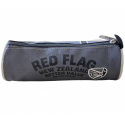 DEELUXE 74 - Trousse ronde Red Flag gris
