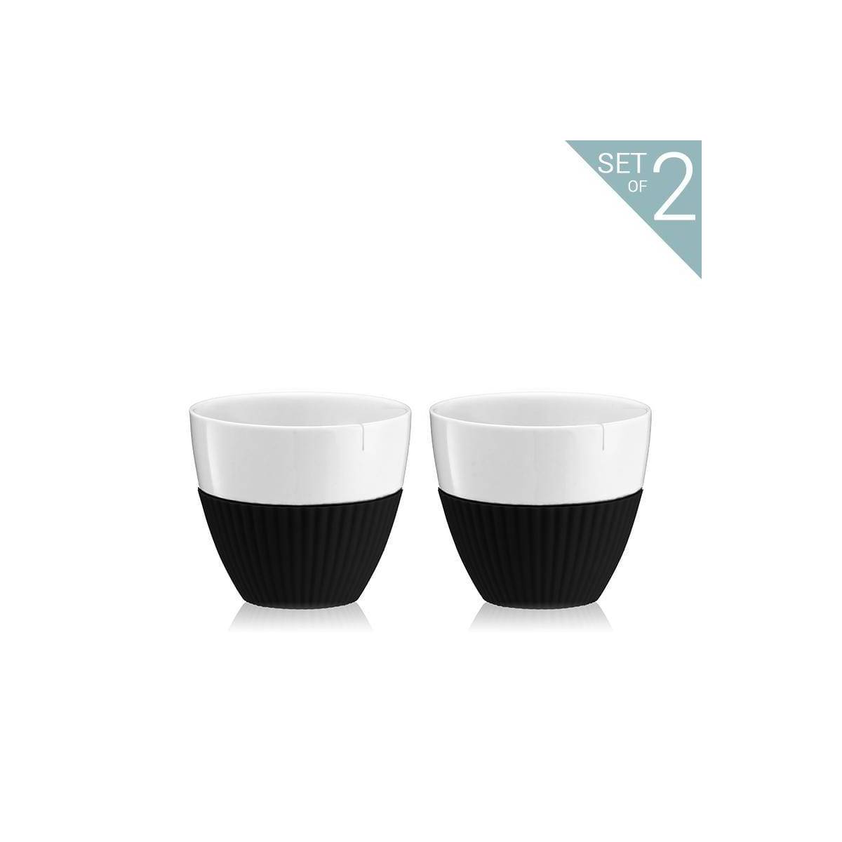 Set of 2 Viva Scandinavia Tea Cups 300 ml Black