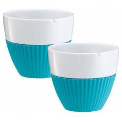 Set of 2 Viva Scandinavia Tea Cups 300 ml Turquoise