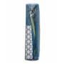 Comforter Cover Misaio 240 x 220 cm Blue Grey Stripe