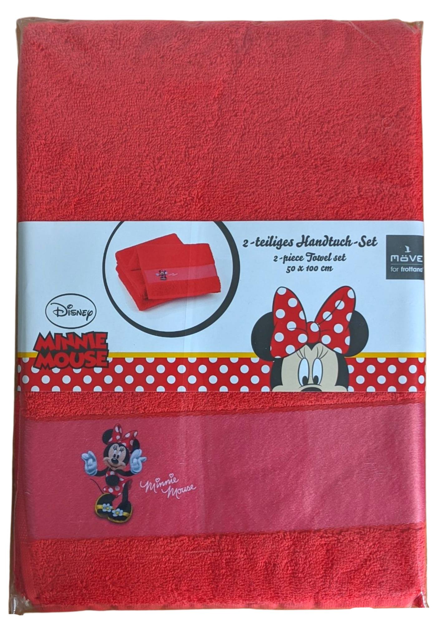 Minnie Mouse Drap de Bain 70 x 140 cm Coton