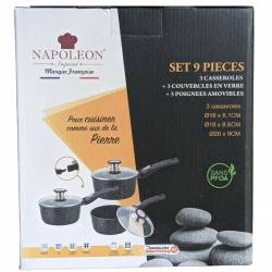 Set of 3 Napoleon Imperial pans