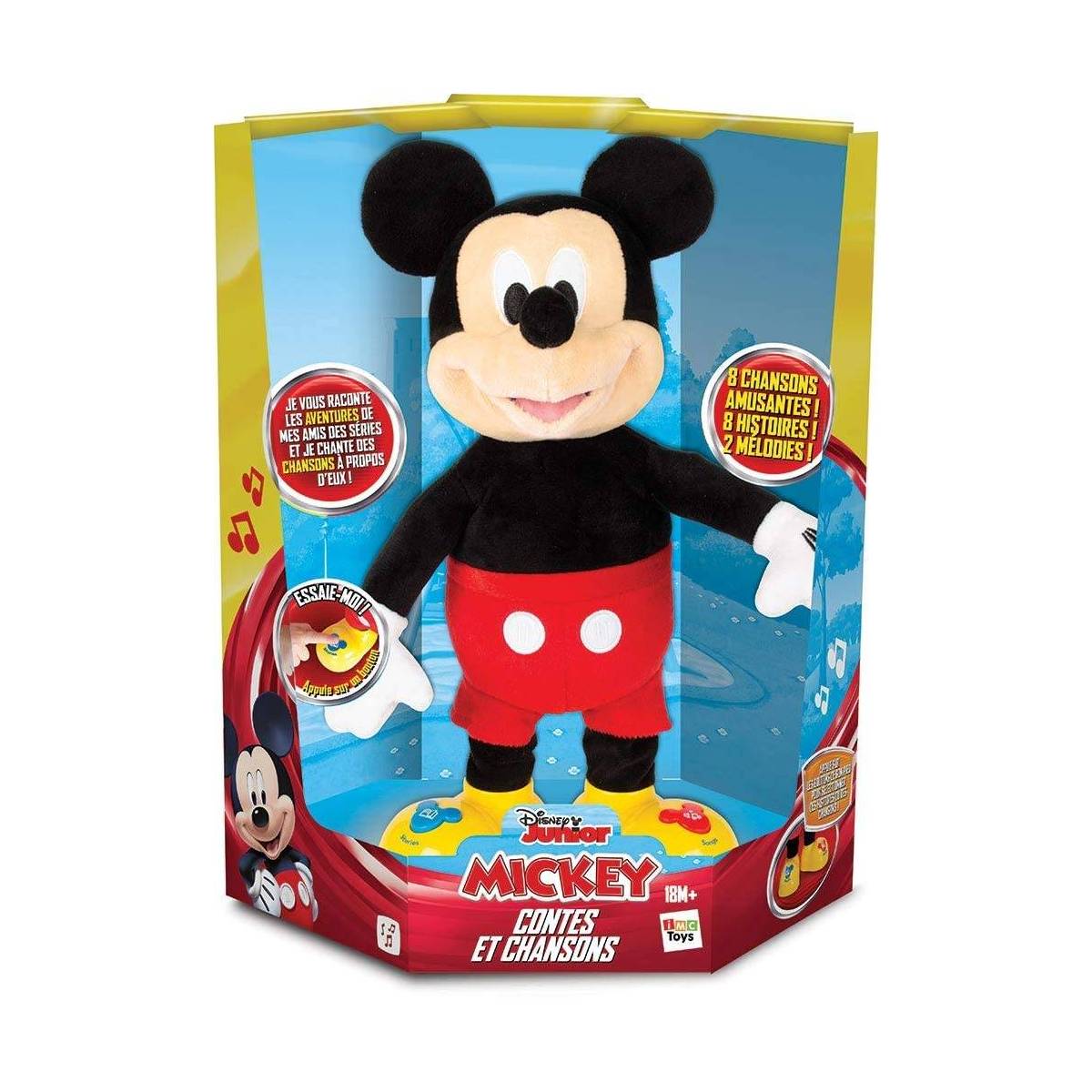 Peluche Disney Mickey Mouse interactif IMC Toys