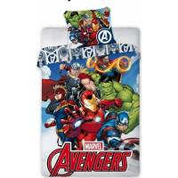 Housse de couette Marvel Avengers 140 x 200 cm + taie d'oreiller